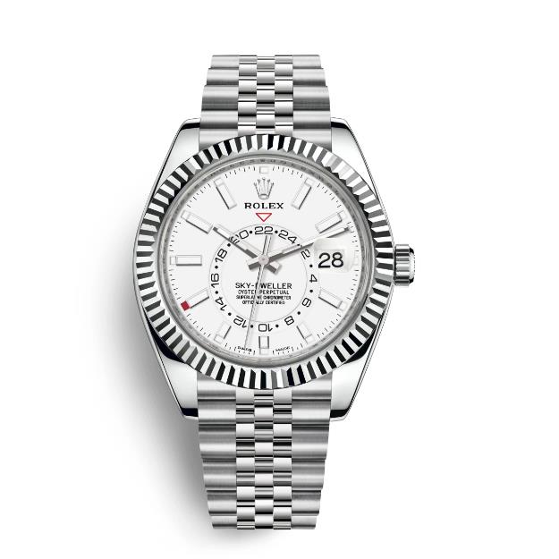 Sky-Dweller Oyster 42 mm Oystersteel and White Gold 326934-0002