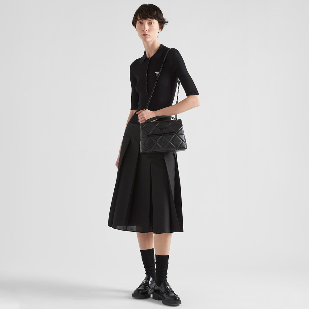 Large nappa Leather  Spectrum Bag