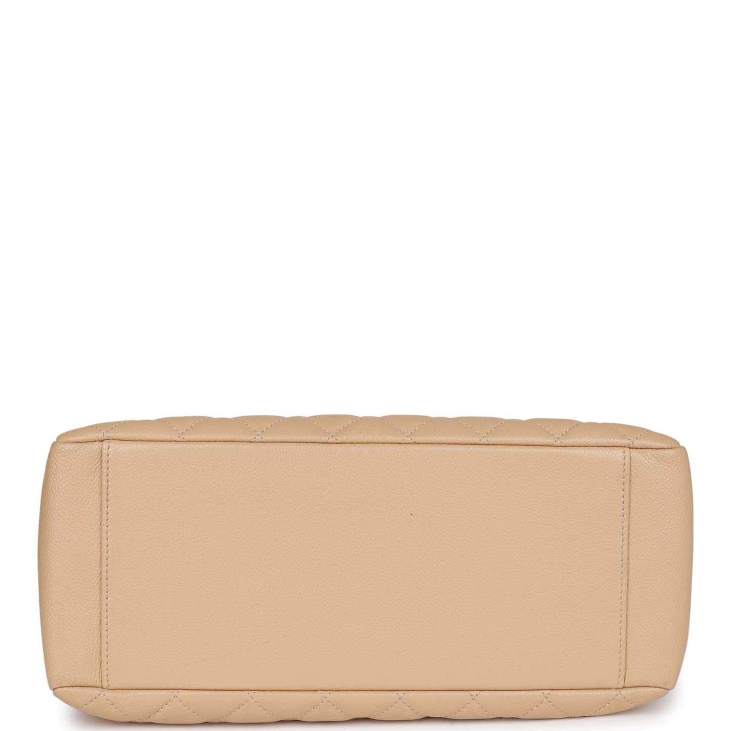 Grand Shopping Tote (GST) Beige Caviar Gold Hardware