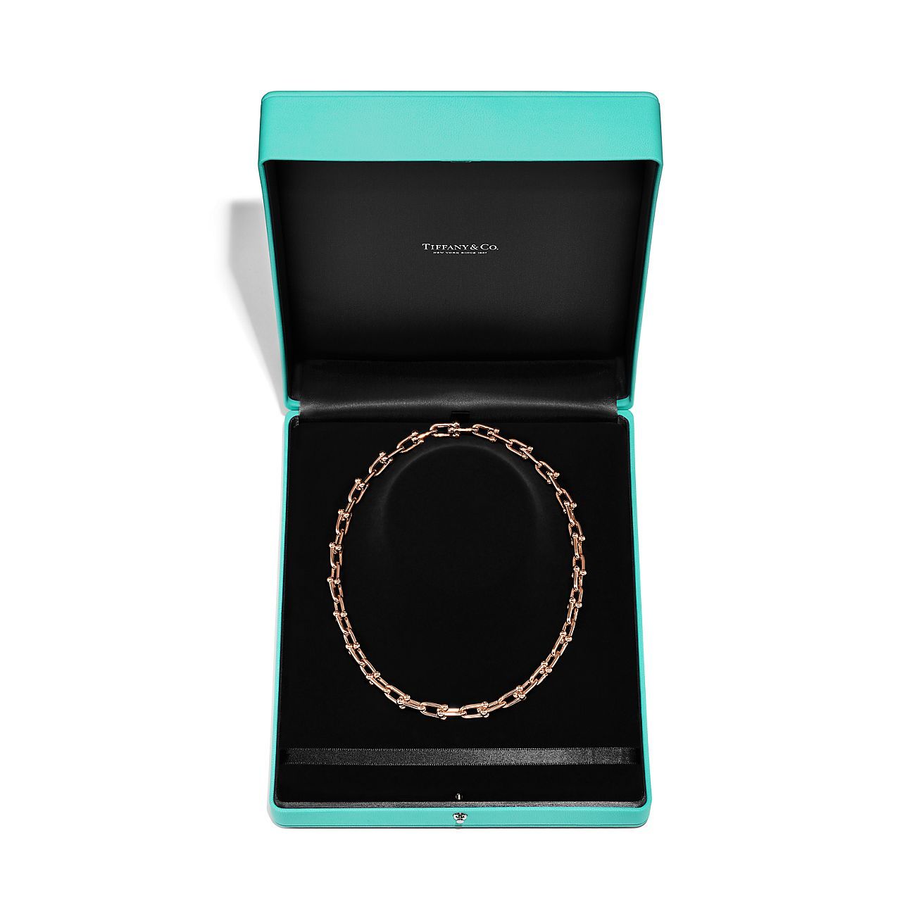 HardWear Medium Link Necklace in Rose Gold