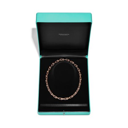 HardWear Medium Link Necklace in Rose Gold