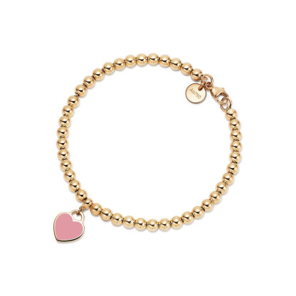 Return to 庐 Mini Heart Tag Bead Bracelet