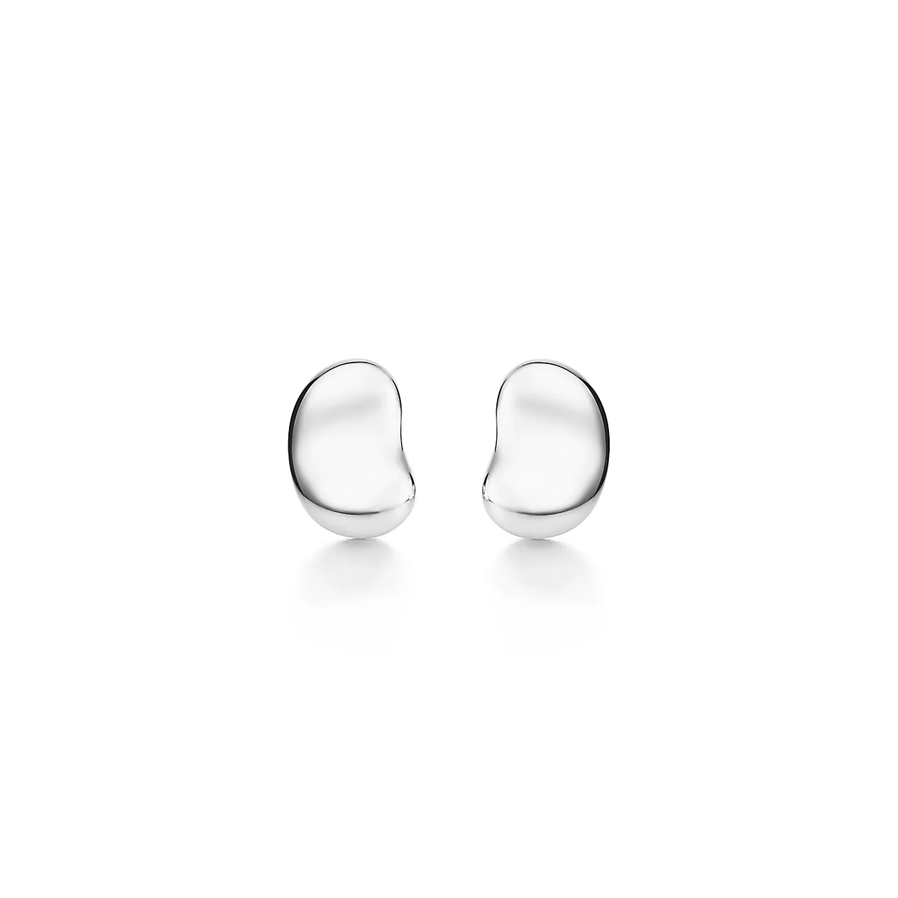 Home  Designer Jewelry  Earrings Elsa Peretti庐 Bean庐 design Earrings in Sterling Silver, 9 mm