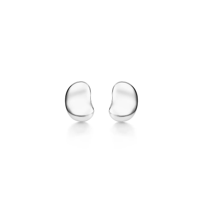 Home  Designer Jewelry  Earrings Elsa Peretti庐 Bean庐 design Earrings in Sterling Silver, 9 mm