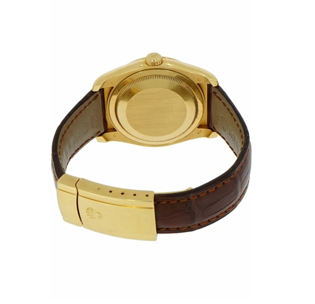 Datejust 36 White Dial Solid 18k Gold Luxury Watch 116138