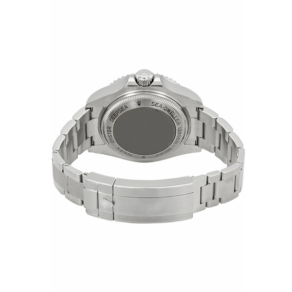 Deepsea Black Dial Oyster Steel Men's Watch 126660-0001