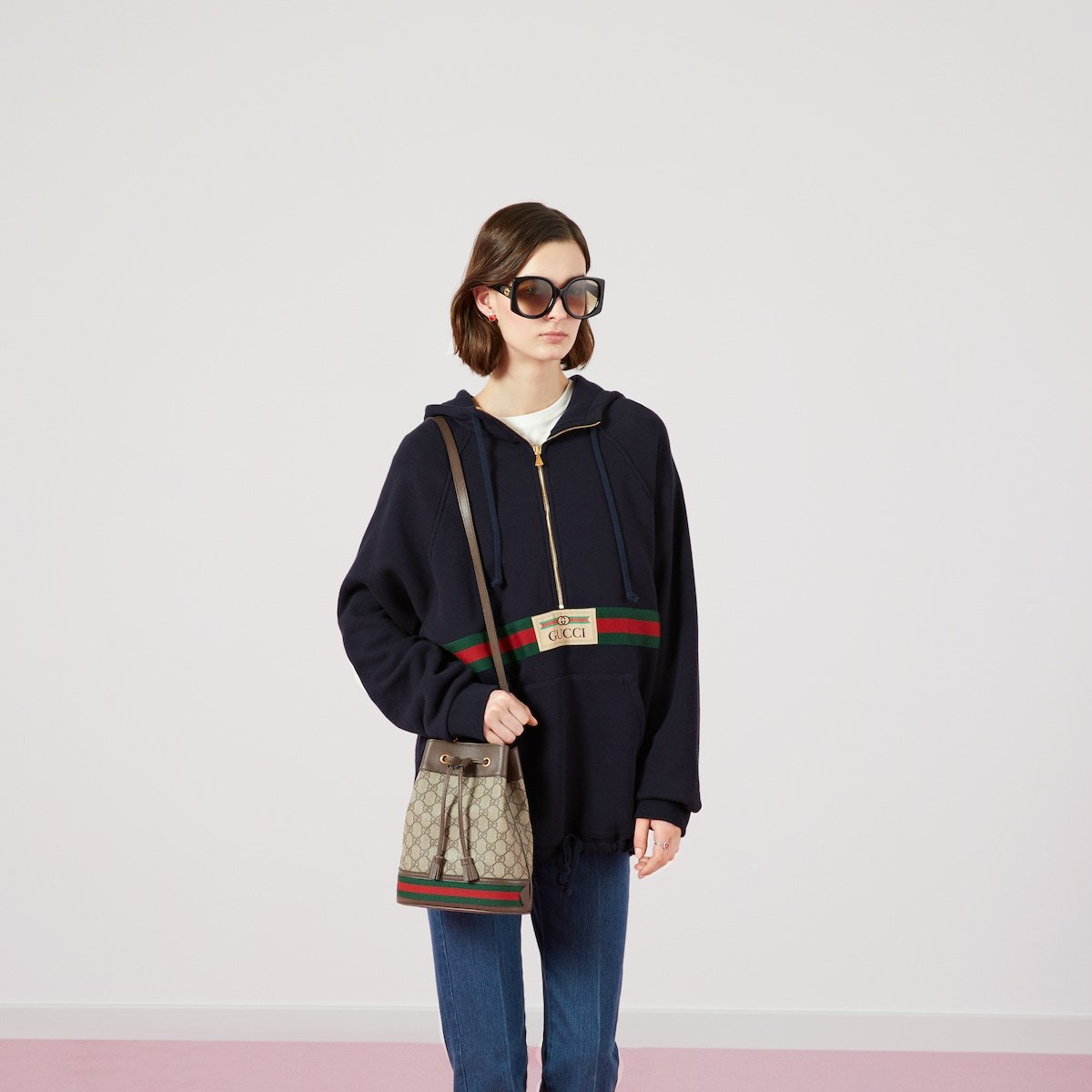 OPHIDIA  SMALL BUCKET BAG