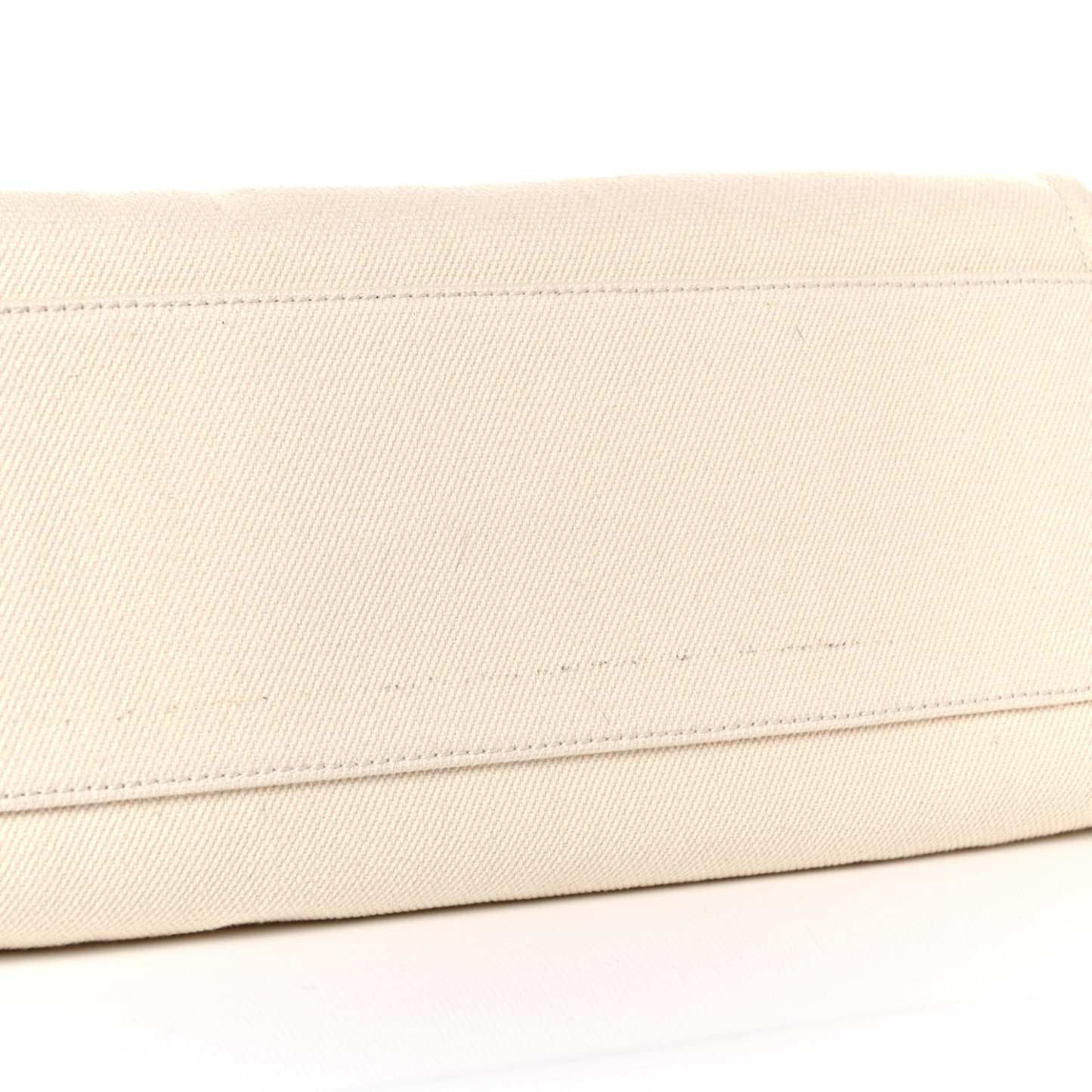 Canvas Pearl Large Deauville Tote Ecru Beige