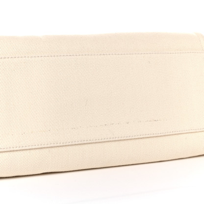 Canvas Pearl Large Deauville Tote Ecru Beige