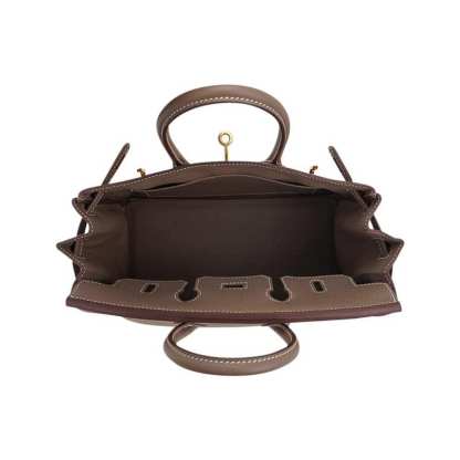 Birkin 25 Bag Etoupe Togo Leather with Gold Hardware