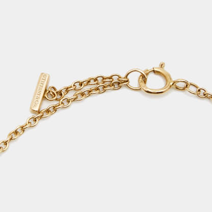 & Co.  T Smile 18K Yellow Gold Mini Bracelet