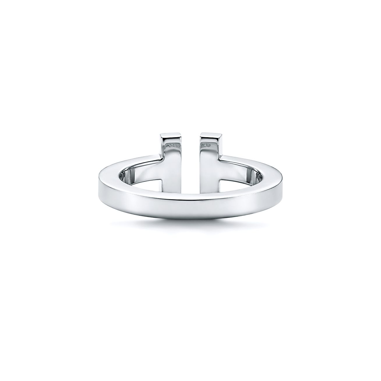 T Square Ring in Silver