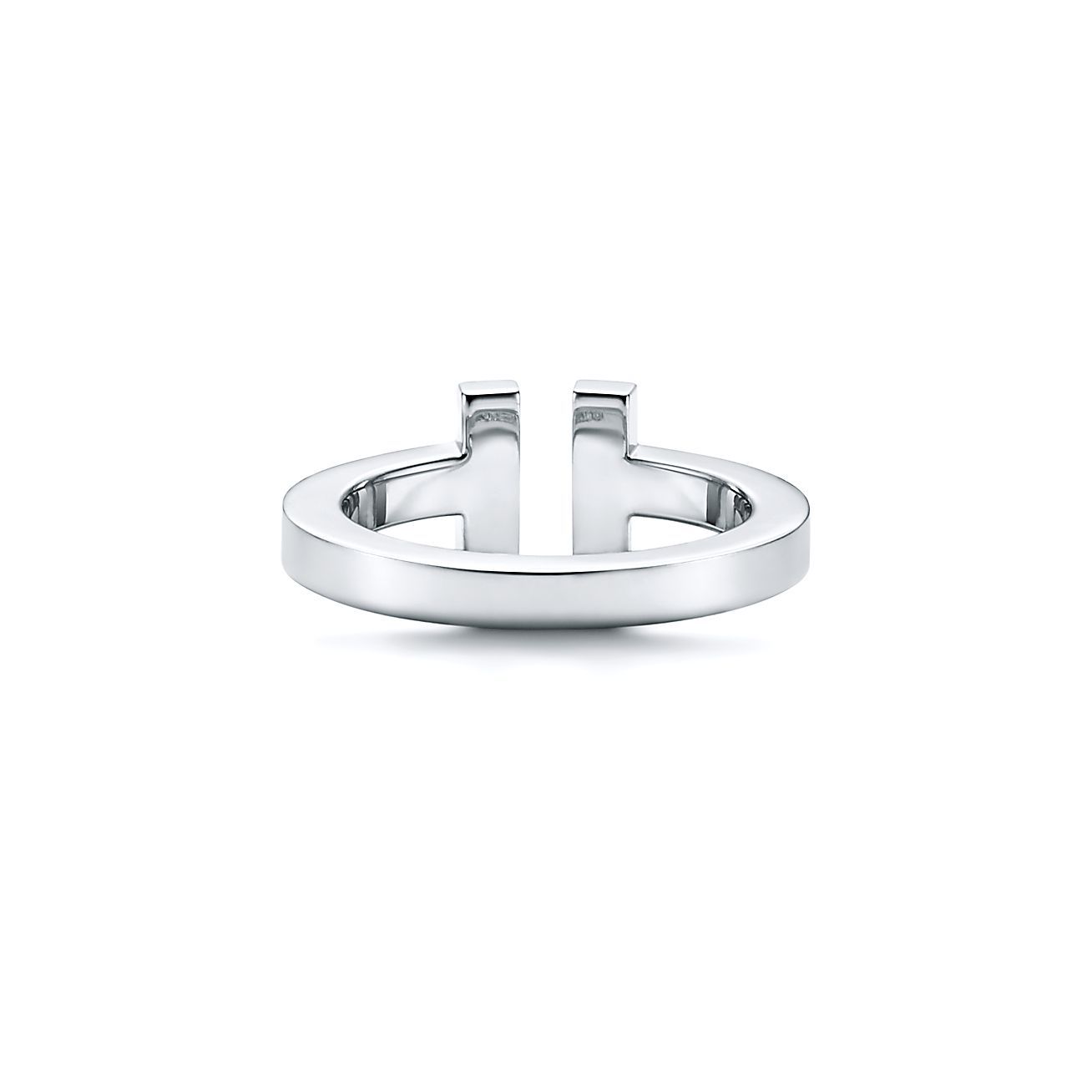 T Square Ring in Silver