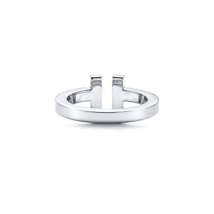 T Square Ring in Silver