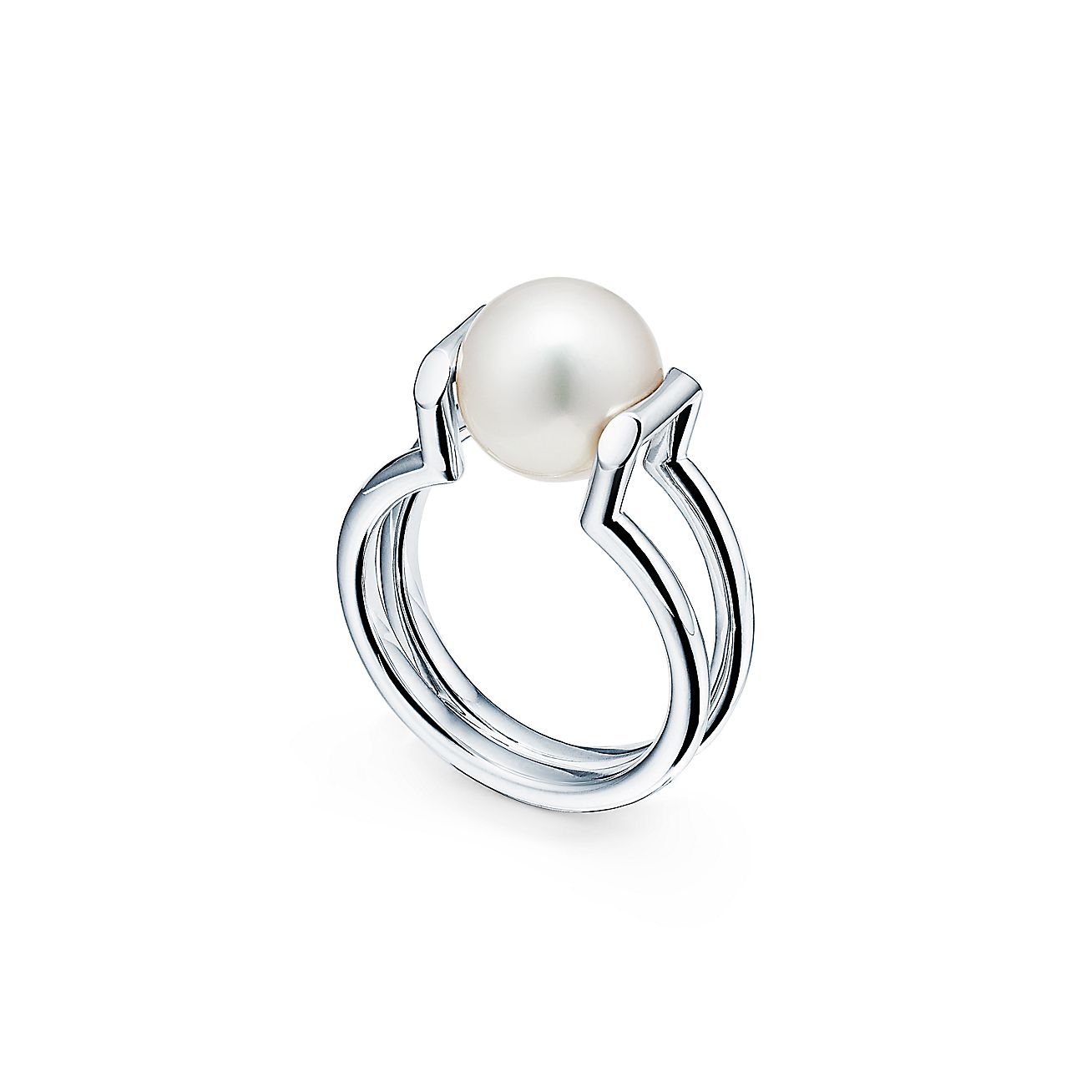 HardWear Freshwater Pearl Ring in Sterling Silver