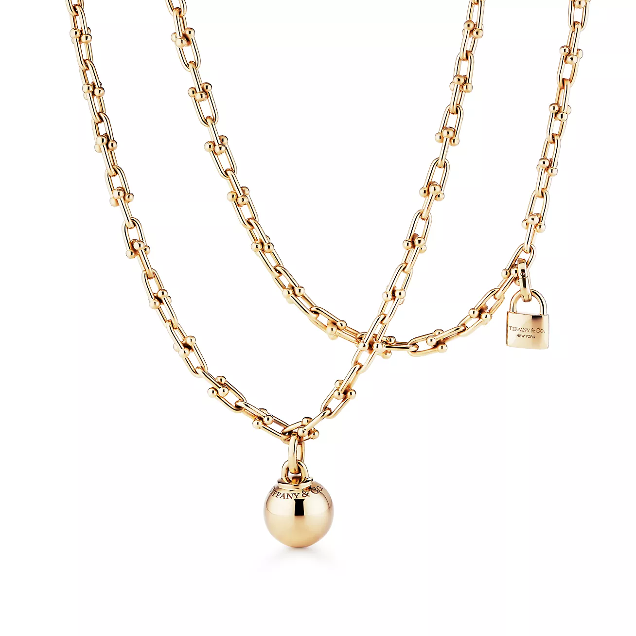 HardWear Small Wrap Necklace in Yellow Gold