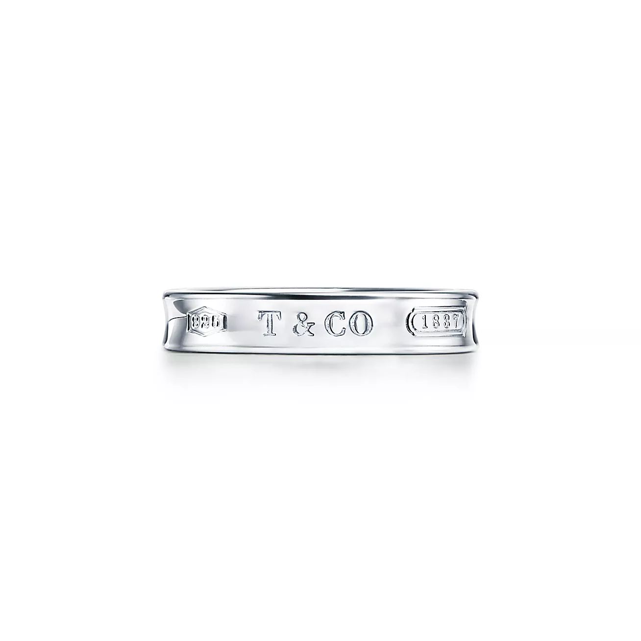 1837庐 Ring in Silver, Narrow