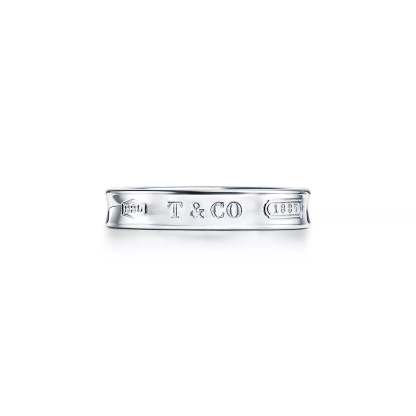 1837庐 Ring in Silver, Narrow