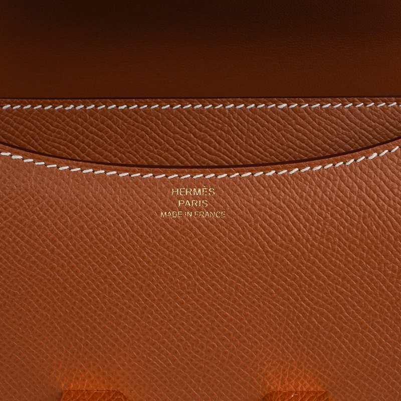 Constance 18 Mini Bag Gold w/ Gold Hardware Epsom Leather