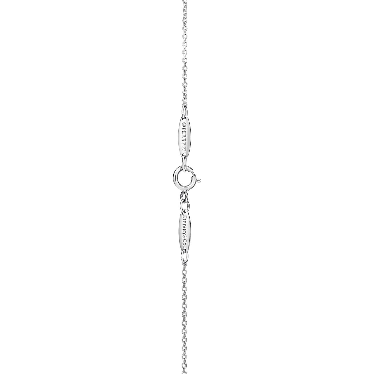 Elsa Peretti庐  Open Heart Pendant in in Platinum
