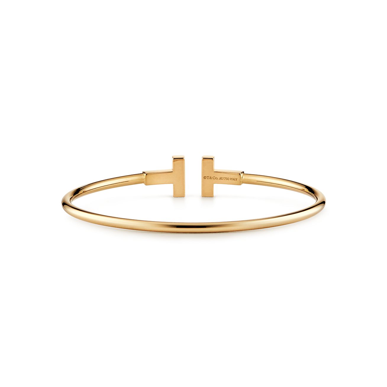 T Wire Bracelet in 18k Gold