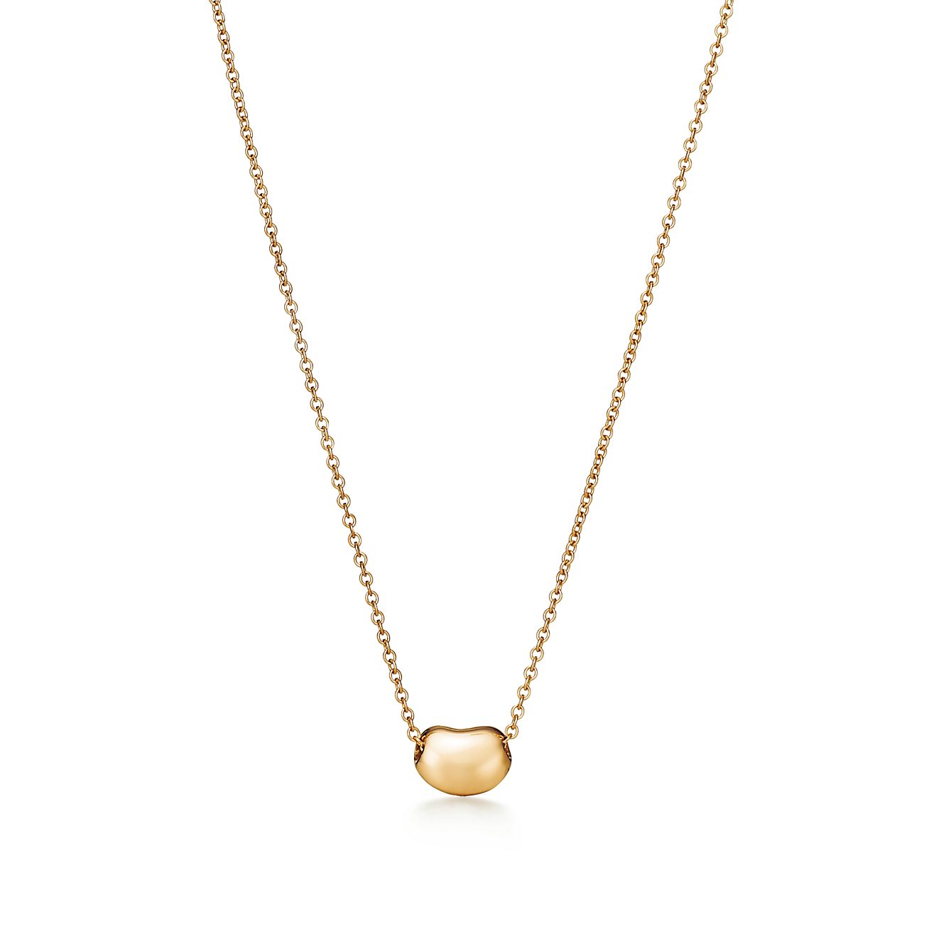 Elsa Peretti庐 Bean庐 design Pendant in Yellow Gold, 6.5 mm