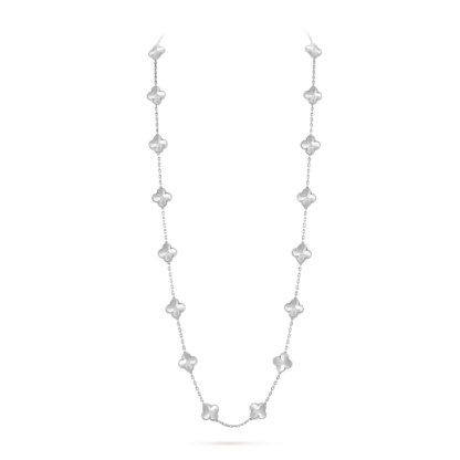 Vintage Alhambra long necklace, 20 motifs