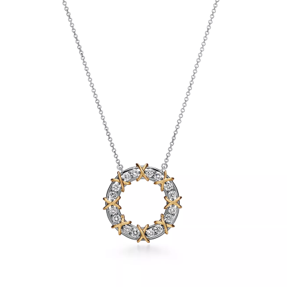 & Co. Schlumberger庐 Sixteen Stone Circle Pendant