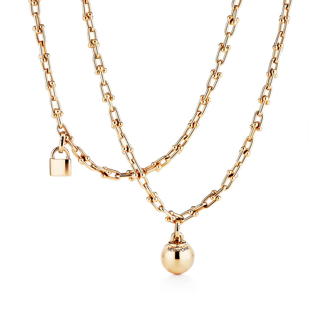 HardWear Small Wrap Necklace in Yellow Gold