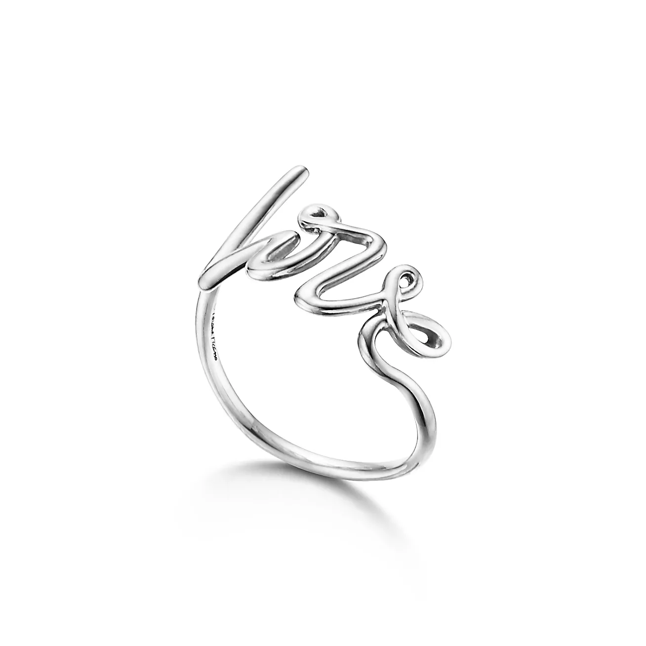 Paloma's Graffiti Love Ring in Silver, Small
