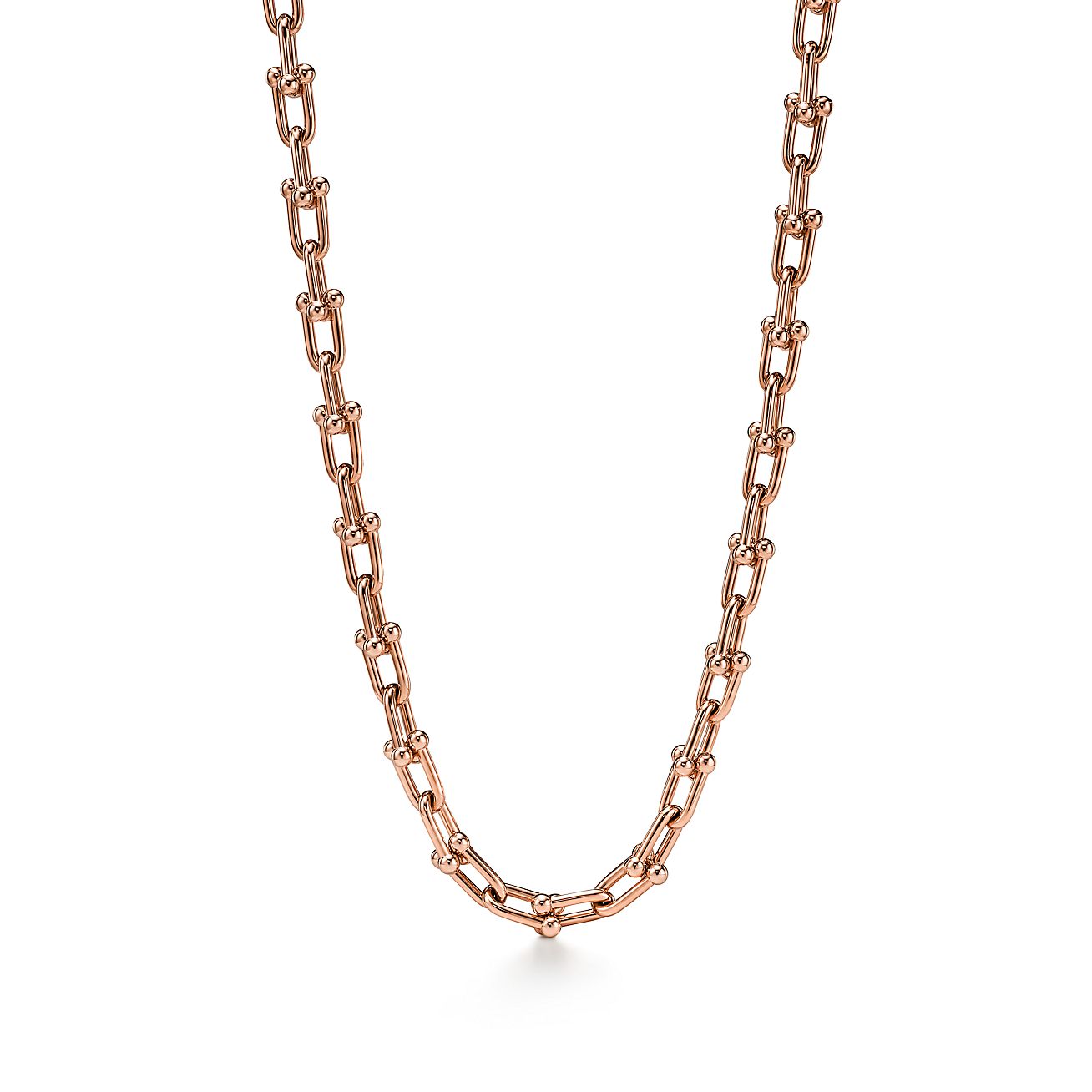 HardWear Medium Link Necklace in Rose Gold