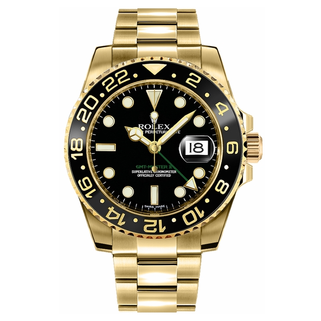 GMT-Master II Gold Men's Watch 116718LN-0001