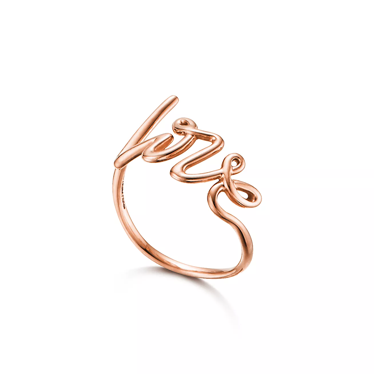 Paloma's Graffiti Love Ring in Rose Gold, Small