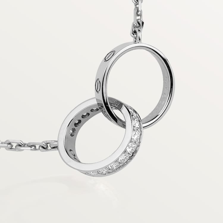 LOVE NECKLACE, DIAMONDS