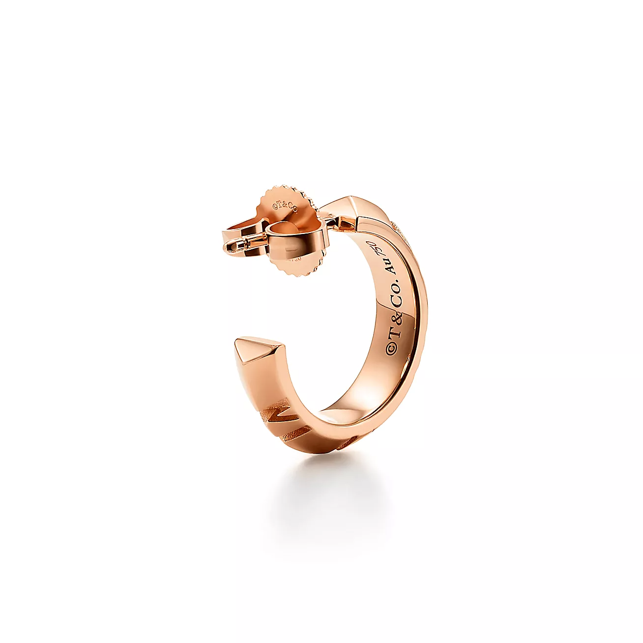 Atlas庐 X Hoop Earrings in Rose Gold, Small