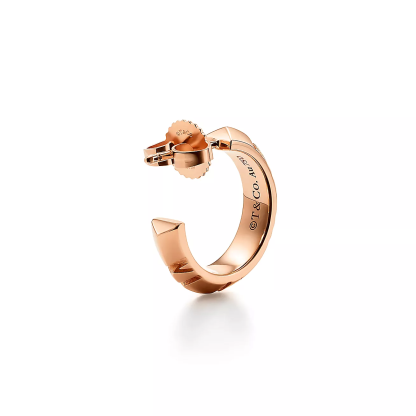 Atlas庐 X Hoop Earrings in Rose Gold, Small