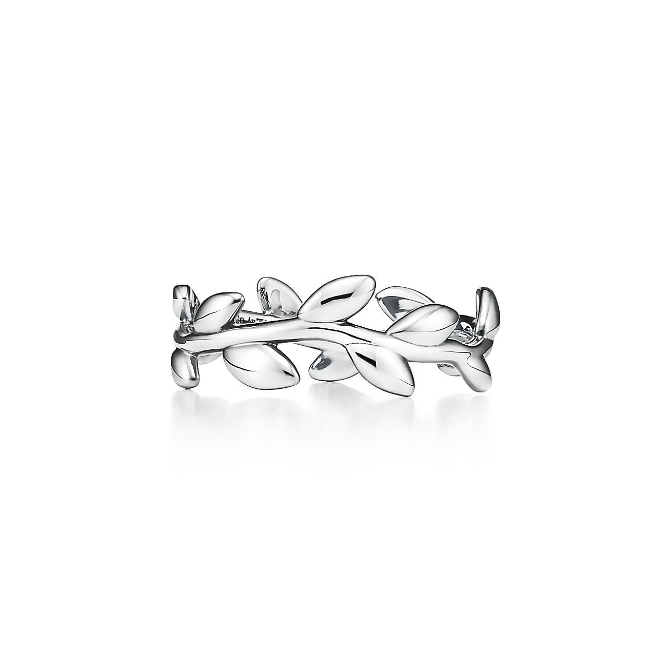 Paloma Picasso庐 Olive Leaf Band Ring in Silver, Narrow