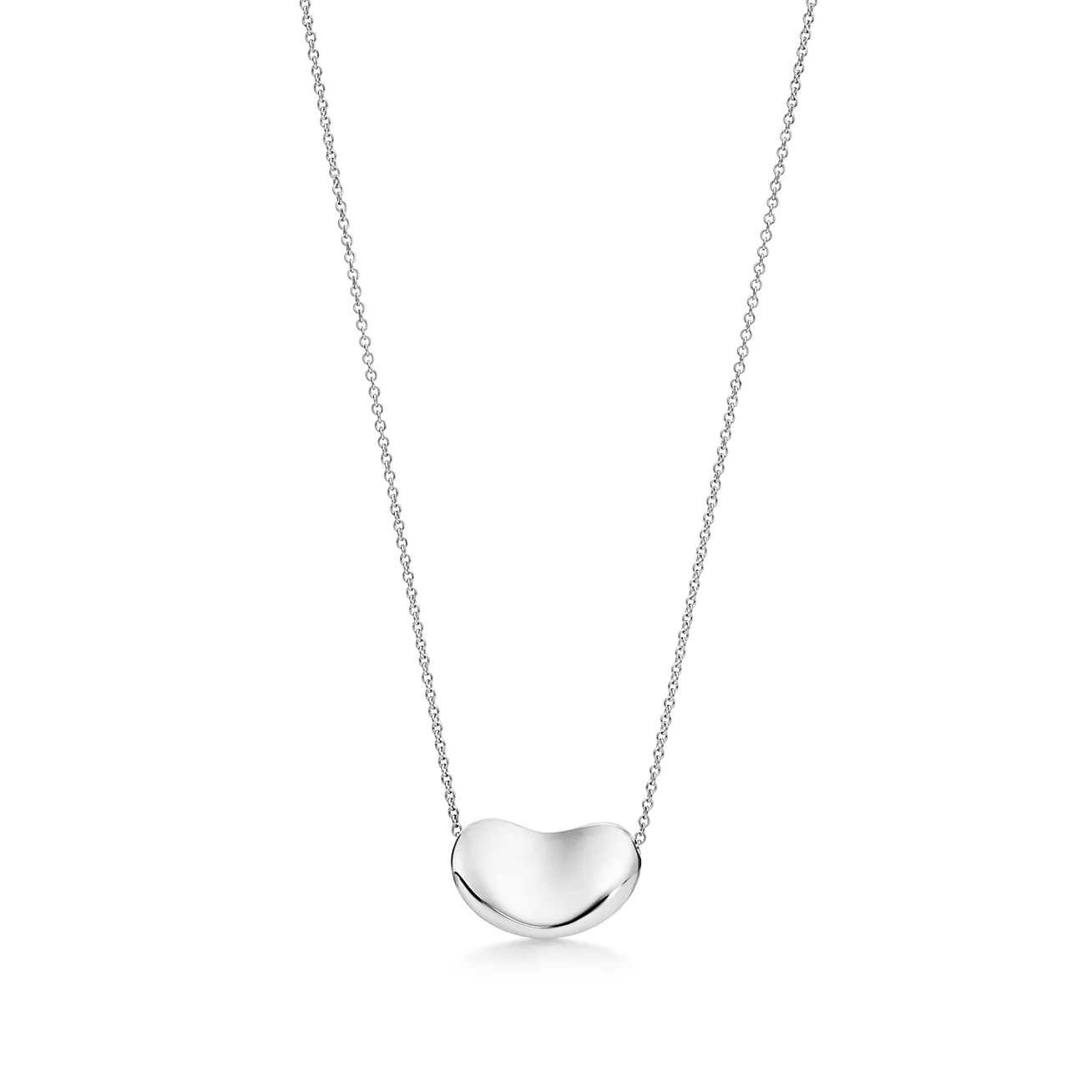 Elsa Peretti庐 Bean庐 design Pendant in Sterling Silver, 18 mm