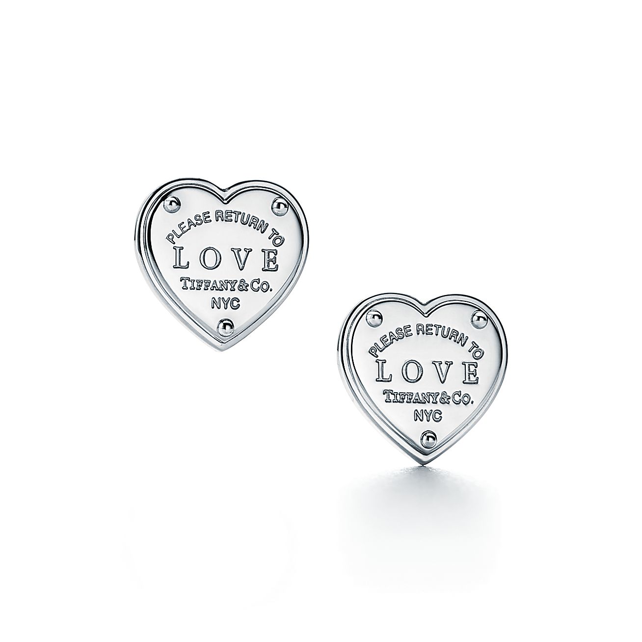 Return to 庐 Love Earrings in Silver
