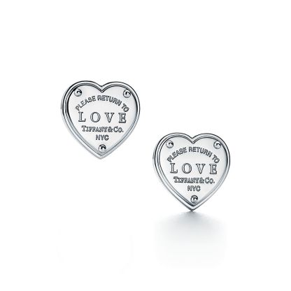 Return to 庐 Love Earrings in Silver