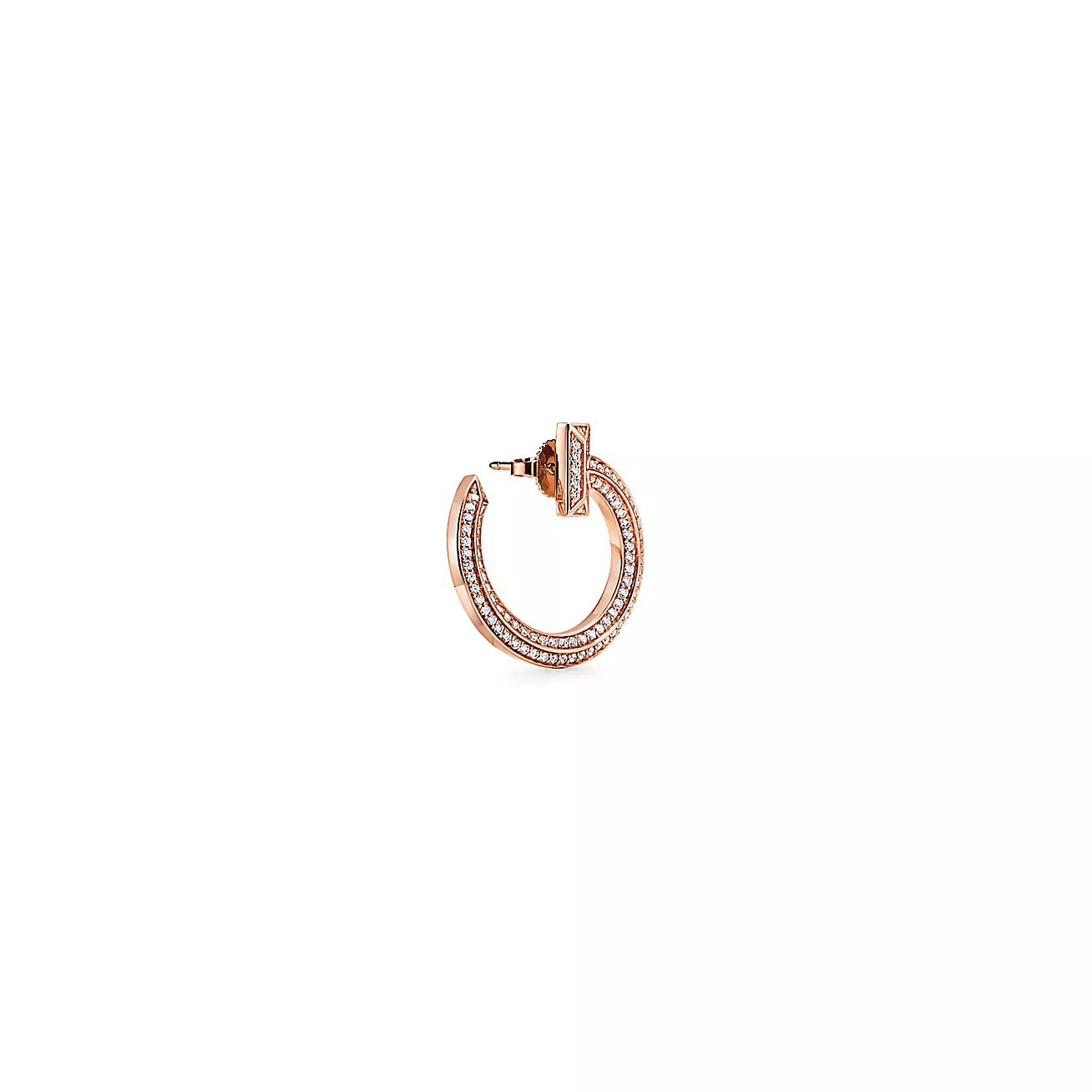 T T1 Open Hoop Earrings
