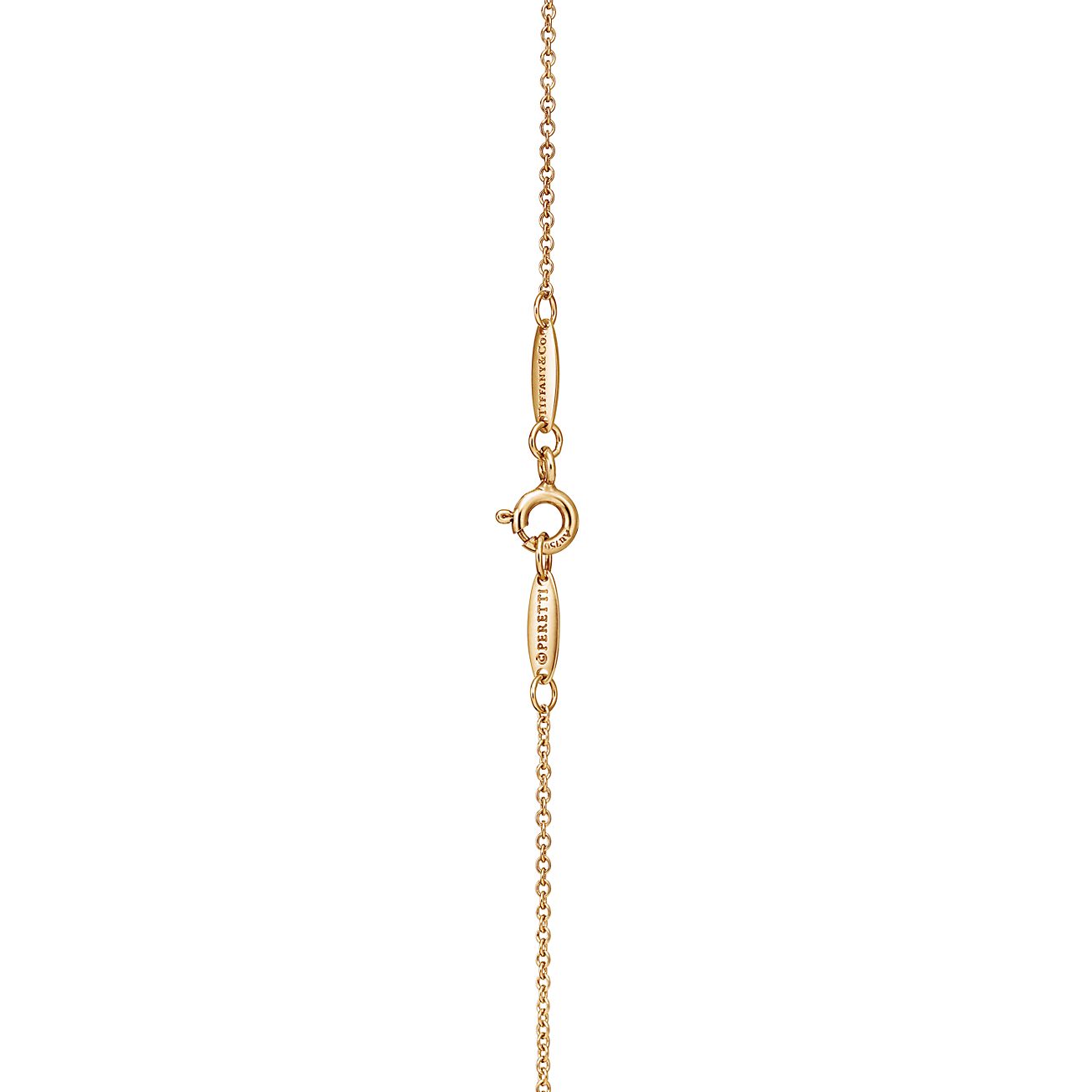 Elsa Peretti庐 Bean庐 design Pendant in Yellow Gold, 6.5 mm