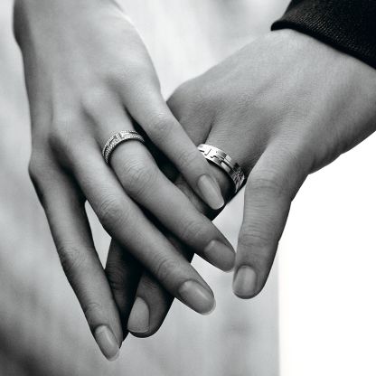 T Narrow Pave Diamond Ring in 18k Rose Gold