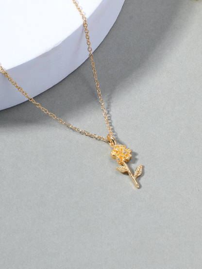 Flower Charm Necklace