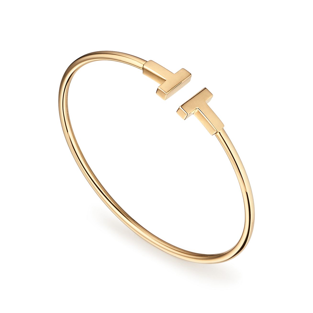 T Wire Bracelet in 18k Gold