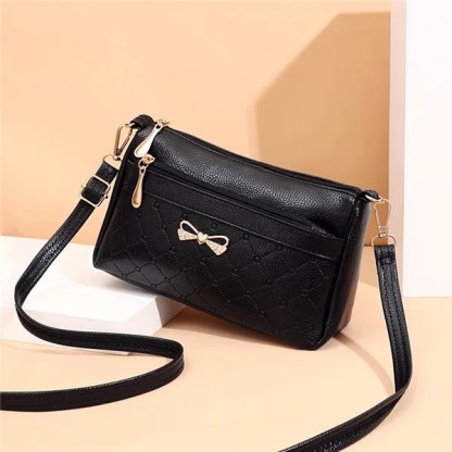 Women Bowknot Leather Small Handbags Female Shoulder Crossbody Bag High Quality Ladies Messenger Purse Tote Purses and Handbags