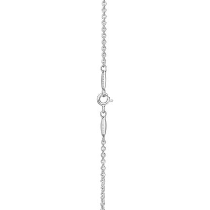 Elsa Peretti庐 Open Heart Lariat Necklace in Silver, 16 mm