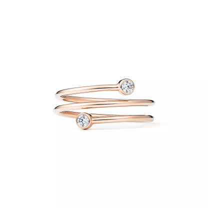 Elsa Peretti庐 Diamond Hoop Ring