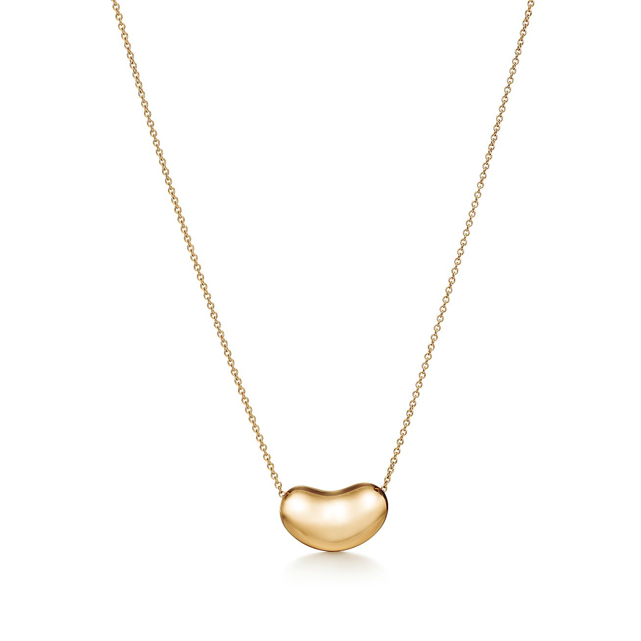 Elsa Peretti庐 Bean庐 design Pendant in Yellow Gold, 18 mm