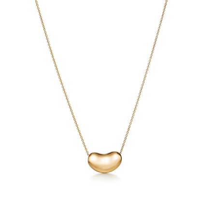 Elsa Peretti庐 Bean庐 design Pendant in Yellow Gold, 18 mm